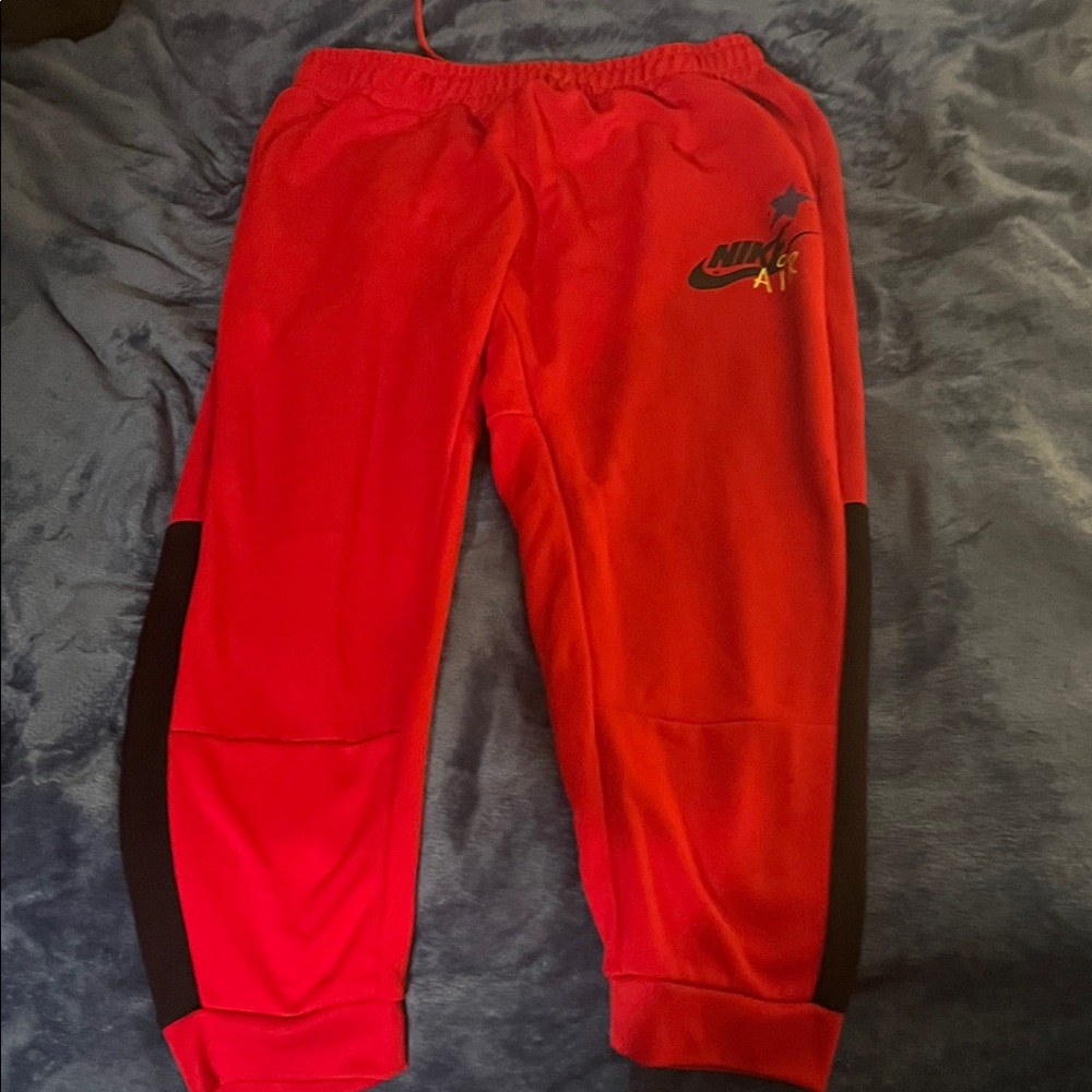 Nike air men’s Red and Black Sweatpants